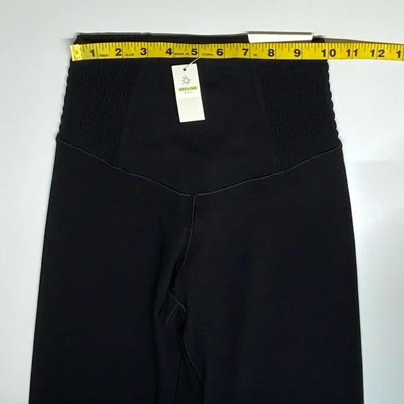 NWT | Aerie | Offline Real Me 7/8 Leggings | Black | Small - Picture 13 of 16